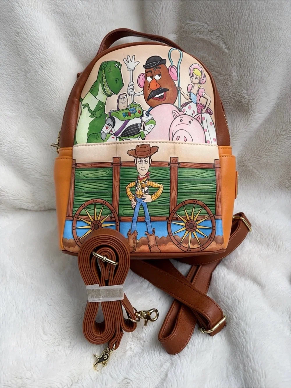 Pixar 25 Anniversary Toy Story Loungefly Backpack & Wallet Set